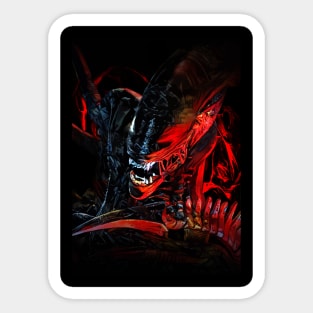 Blood monster Sticker